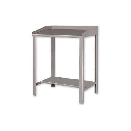 Pucel Shop Desk Sloped Surface W/ Lip 36W x 30D Gray 1036-GRAY